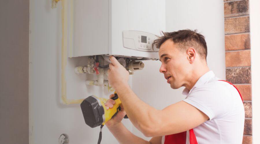 Professional water heater repair in Walcott, IA